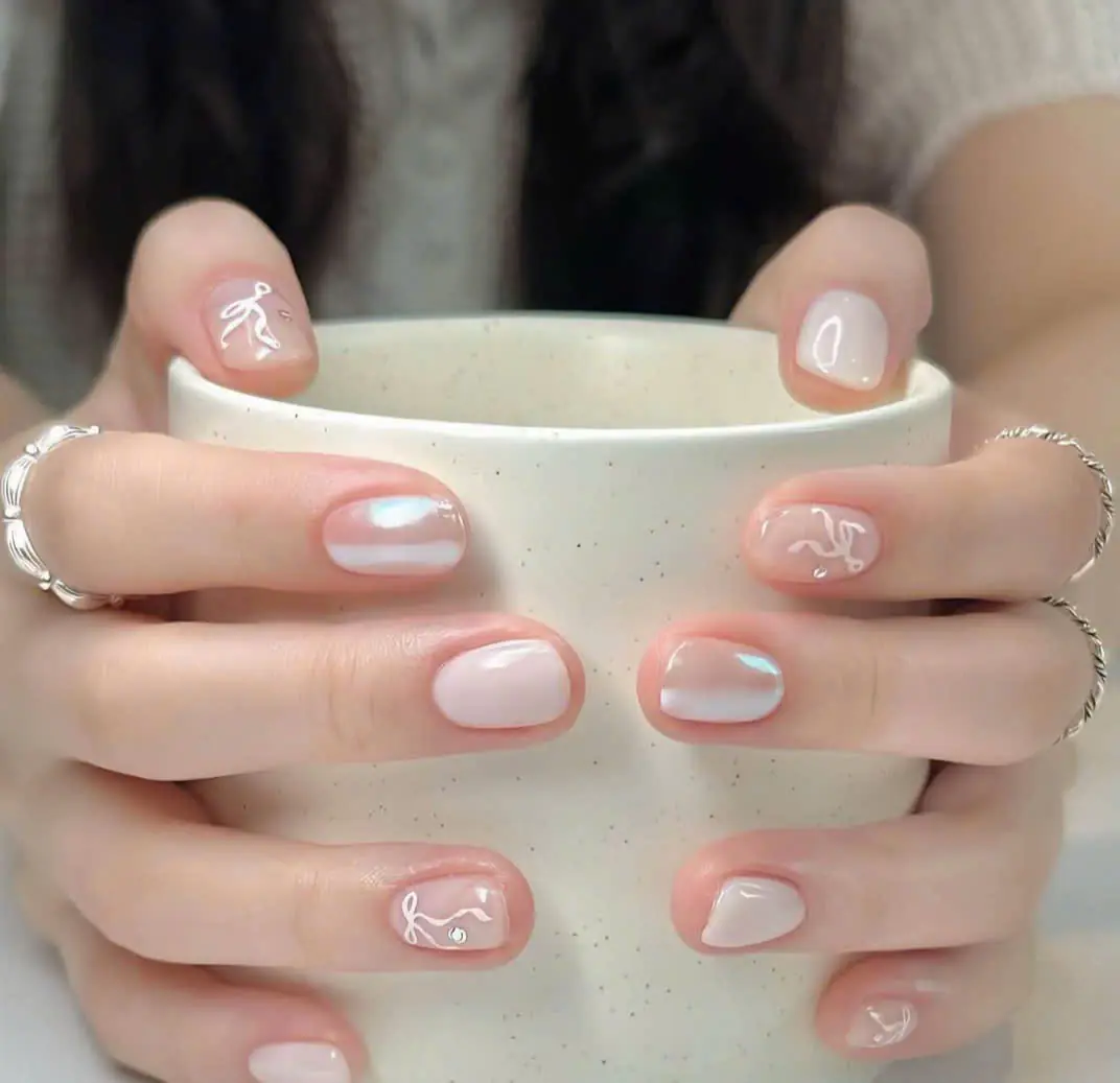 Nail thạch hồng